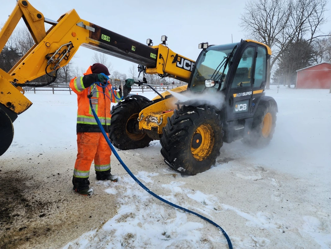 Construction Equipment Washing